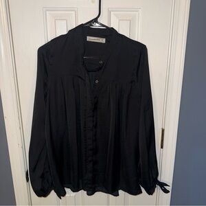 Abercrombie & Fitch Black Women's Satin Blouse